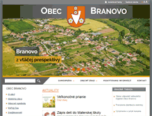 Tablet Screenshot of branovo.sk